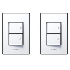 ART2 奈米電氣 SIMPLE 2開3路開關 室內裝潢壓克力配線裝置 黑色, 2個