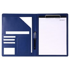 Toppia辦公用計算機簽核板文件夾, 1個, 藍色