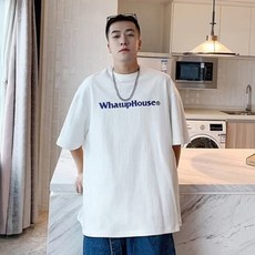 제이티엘 남성용 하우스 박시핏 반팔 티셔츠