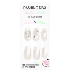 데싱디바 매직프레스 네일팁 세트 세린, 누드베이지 + 실버 + 그레이, 1개