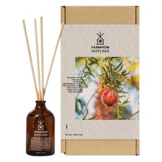 FARMHOM 室內香氛擴香瓶 石榴, 棕色, 1個, 100ml