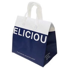 Logro 一次性保溫保冷袋, 10個, 海軍藍