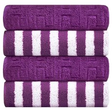 Teto Supima毛巾 230g 40支 4入, 1個, Smoothie Edition 紫羅蘭色