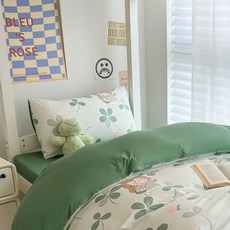 숨에르 기숙사 만화 클로버 베개 커버