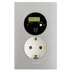 Legrand 羅格朗 阿佩拉 銀色 Simple 待機電力自動斷電插座 斷電1孔, 1個