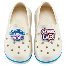 SPORDINO 兒童洞洞鞋 附贈2件組 輕便透氣 舒適好穿, 18cm, 白色