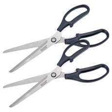 多用途廚房不鏽鋼生五花肉剪刀, 黑色, 2個