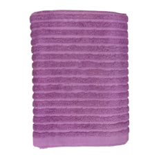 OTOBAI 歐都麥 美國棉抗菌浴巾 橫條款, 葡萄紫, 1條