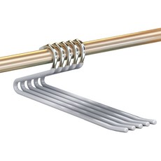 YUNMI 鵝型不銹鋼防滑褲架/衣櫃收納晾曬架5件組, 灰色