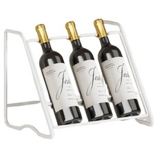 Olparazone 可愛3瓶裝紅酒架 310 x 240 x 240 mm, 白色, 1個