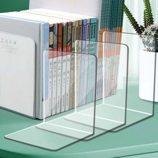 하이원픽 아크릴 책 지지 거치대 4p, 투명