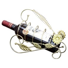 Olprazone 美麗簡便紅酒架 260 x 100 x 205 mm, 1個, 向日葵金