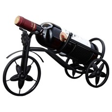 Olparazone 漂亮簡便紅酒架 340 x 130 x 200 mm, 1個, 黑色三輪車