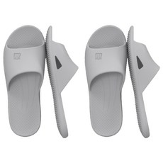 寢室安居 EVA防滑靜音拖鞋 40~41 2雙 灰色