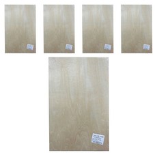 木百貨 椴木合板 300 x 200 x 7mm, 5個