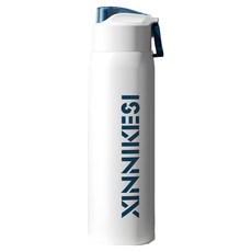 316不鏽鋼運動直飲保溫杯, 白色, 1L, 1個