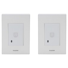 Art2 Nano電氣 SIMPLE 電子觸控3路1開關 白色, 2個