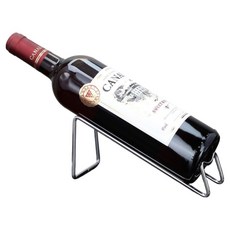 Olparazon 美觀簡約酒架 180 x 78 x 85 mm, 1個, Ganpo 銀色