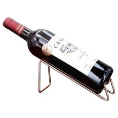 Olparazon 美觀簡約酒架 180 x 78 x 85 mm, 1個, Yopo 玫瑰金