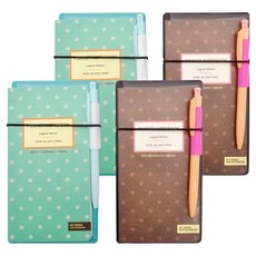 misoro 便條筆記本 1003 40張, 隨機出貨, 4個