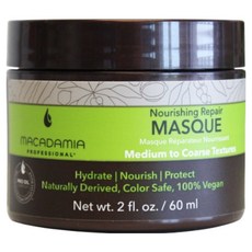 Macadamia Professional 瑪卡奇蹟油 潤澤髮膜 60ml 滋養修護 柔順亮澤, 1件