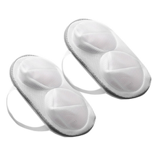 Modeunlead 內衣褲防變形洗衣袋, 2個, 白色