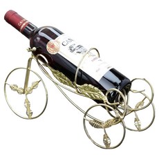 Olparazone 精美簡約紅酒架 340 x 140 x 175 mm, 1個, 彈簧自行車 金色