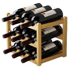 Olparazone 漂亮時尚可放9瓶紅酒架 330 x 235 x 250 mm, 原色, 1個