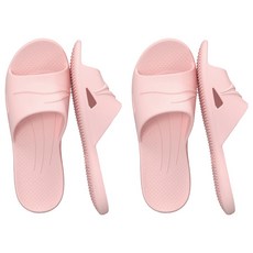 寢室安居 EVA防滑靜音拖鞋 39~40 粉色 室內居家舒適拖鞋, 2雙