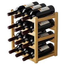 Allparazone 時尚精美12瓶裝紅酒架 330 x 235 x 350 mm, 原色, 1個