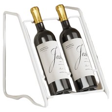 Olparazone 可愛雙瓶紅酒架 210 x 240 x 240 mm, 白色, 1個