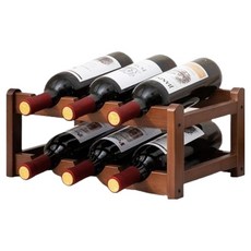 Olparajon 時尚美觀可放6瓶紅酒架 330 x 235 x 150 mm, 多色, 1個