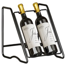 Olparazone 可愛可放2瓶紅酒架 210 x 240 x 240 mm, 黑色, 1個