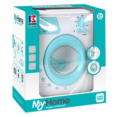 滾筒洗衣機 天空廚房遊戲 18.6 x 11.8 x 21.6 cm dynas3216B, 1個, 天藍色