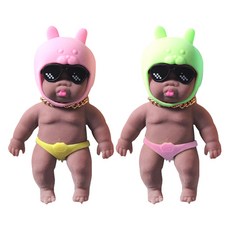 2Youngdesign 嘻哈寶貝 指尖陀螺, 棕色 隨機出貨, 棕色 隨機出貨, 2個