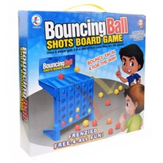 DULU全家人一起玩的彈跳球桌遊 32*6*29.5cm, 類型1 4連續配色, 1個