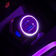 Chameleon360 車用LED點菸器插座充電器 60W, 碳纖維黑, CMCC-QC500N