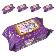 KUROMI 酷洛米 加厚純水柔濕巾, 1包, 6包