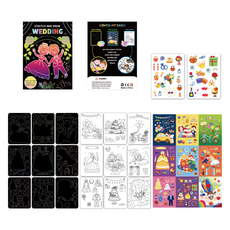 Daily On 趣味刮畫著色本, 類型2, 1個