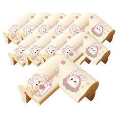 아이끌레 모서리 보호대 모서리형, 토끼크림옐로우, 10개