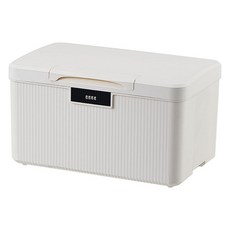 多用途密碼收納保管箱 38L, 1個, 米色