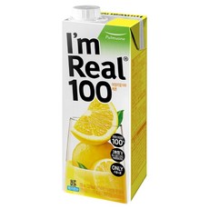 I'm Real 100 檸檬, 1個, 730ml