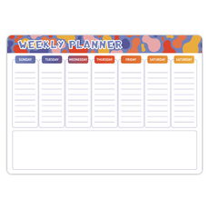 Hataesmall 方便記憶備忘錄 整潔簡約冰箱白板 週計畫 色塊