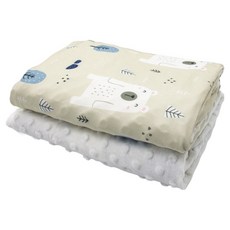 OhBabyLying 涼感薄款荳荳毯, 熊熊森林