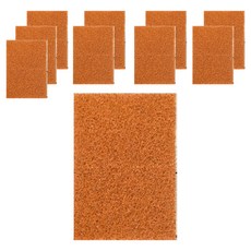 日本SP SAUCE 金鋼砂海綿雙層構造百潔布, 咖啡色, 10片