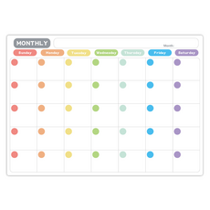 하태스몰 메모 잘 기억할 수 있는 깔끔하고 심플한 냉장고 화이트보드 월계획 레인보우컬리