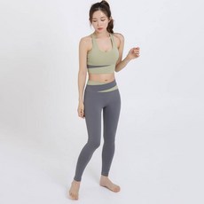 arua 여성용 요가 스포츠 브라탑 + 레깅스 세트