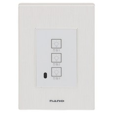 ART2 NANO電器 SIMPLE 電子式觸控3開關 白色, 1個