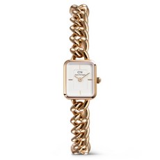 Daniel Wellington 女士 JOLIE CHAIN 金屬經典方形錶盤腕錶