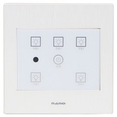 Art2 Nano Electric SIMPLE 電子觸控 5開關 白色, 1個